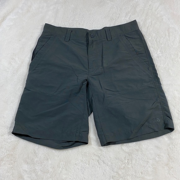 The North Face Mens 34 Gray Nylon Shorts Cargo Outdoor Hiking Performance - Picture 5 of 10